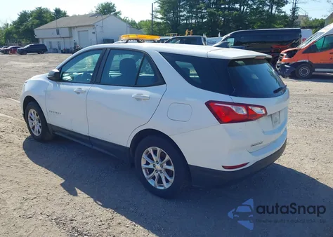 2020 Chevrolet Equinox Fwd Ls из США, поврежденный, VIN 2GNAXHEV2L6135101